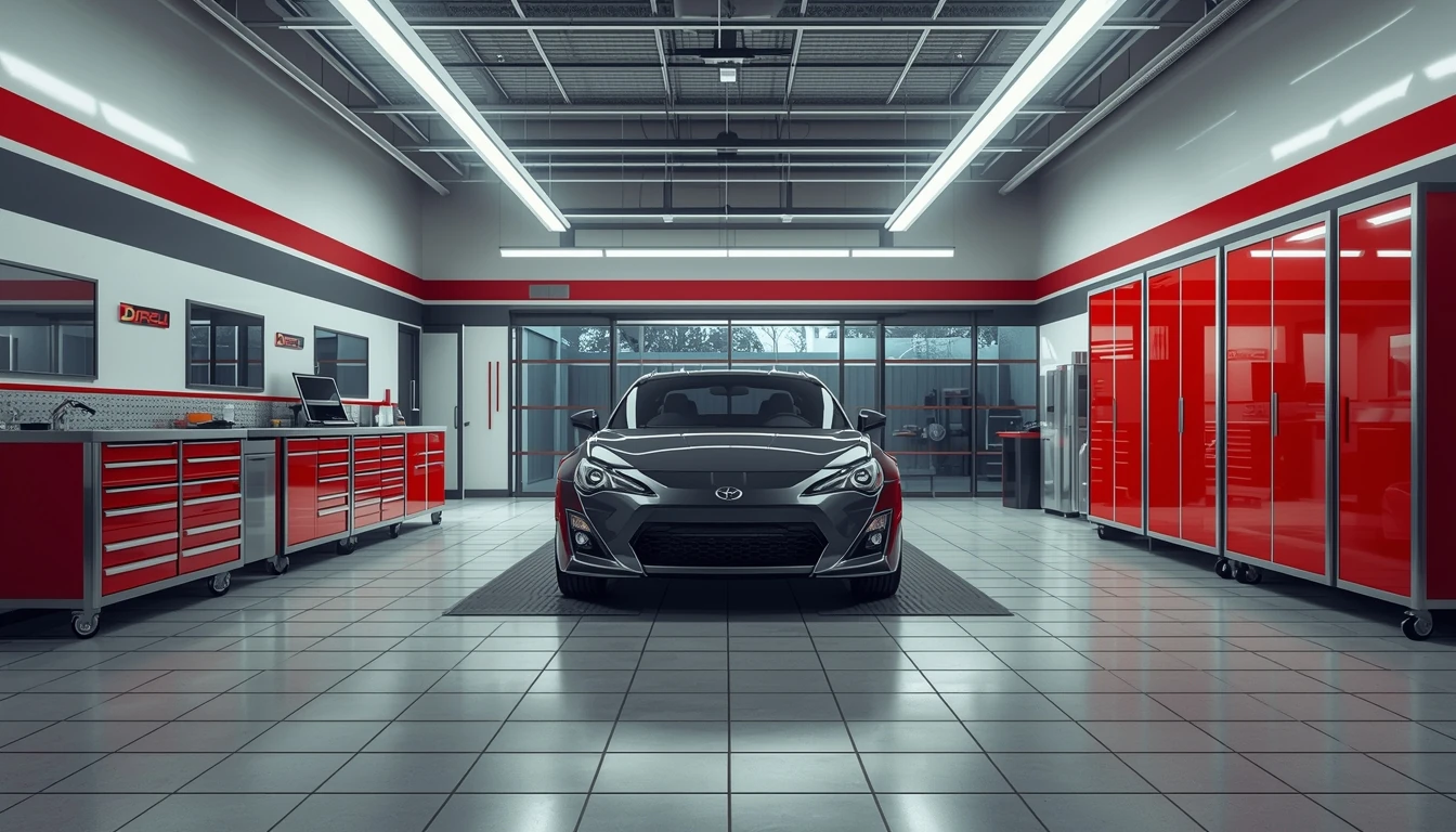 Auto sportiva in accettazione nell'officina Ci Siamo Rotti a Roma